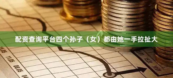 配资查询平台四个孙子（女）都由她一手拉扯大