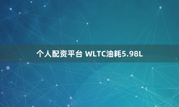个人配资平台 WLTC油耗5.98L